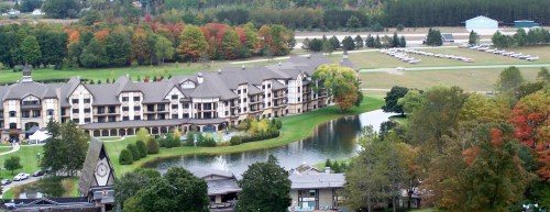 Michigan Resort with plane