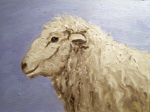 "Mr. Cottswold", oil, 6"x8"
