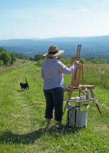 Kelly in Plein Air 1