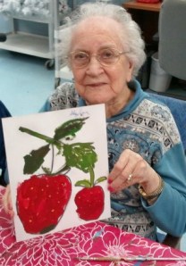 Miss Gaylor with Strawberries