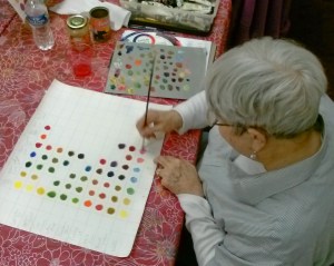 Adult Class  Pat with color chart