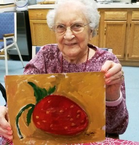 Miss Gaylor - the Queen of Strawberry paintings