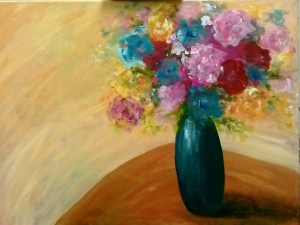 Abstract Flower finished