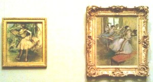 Edgar Degas Dancer with Fan and The Dancers