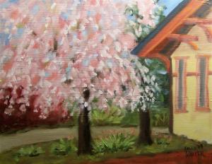 Weeping Cherry at the Train Station Completed (Small)