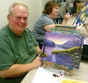 John's 1st Painting!