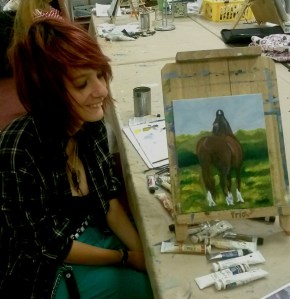 Katie's 1st Painting!