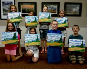 Art Campers Paint Van Gogh