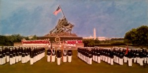 Marine Corps War Monument Complete