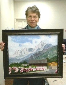 Gretchen with her "Alpine View"