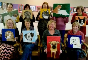 March Paint Your Pet Portrait Party