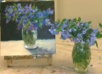Bluebells painting