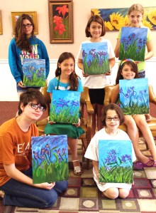 "Monet's Lilac Irises"