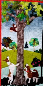 "Treeing the Squirrel" block