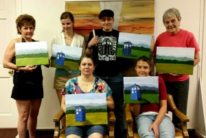 Dr. Who Paint Party