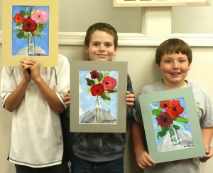 Kids Paint Florals