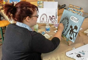 Logan and the Carnival Painting