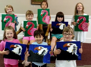 Art Camp 2014 Session 2 paints Warhol