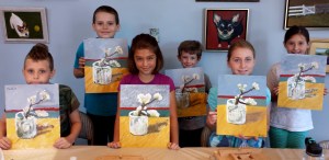Art Camper Paint Van Gogh's "Sprig of Almond"