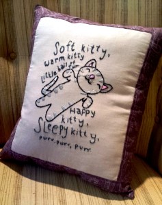 Soft Kitty Pillow