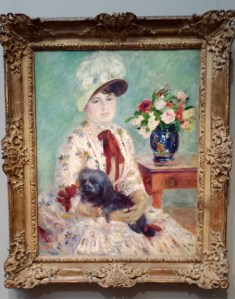 Auguste Renoir, "Mlle Charlotte Berthier", oil on canvas, 1883