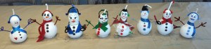 A Snowman Lineup!