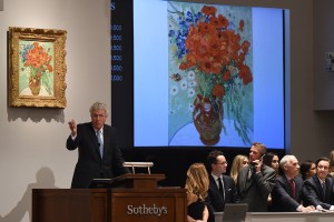 Sotheby's in New York More Information: http://artdaily.com/news/74110/China-film-mogul-Wang-Zhongjun-buys-van-Gogh-masterpiece-for--62-million--report#.VFuVI5RdVWJ[/url] Copyright © artdaily.org