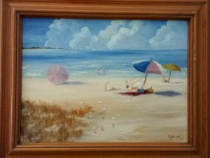 Beach Scene Debbies 1996