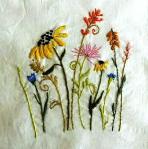 Embroidery Wildflower Sampler