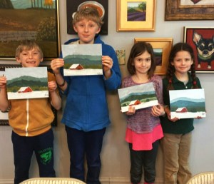 Kids Class Feb Winter Scene