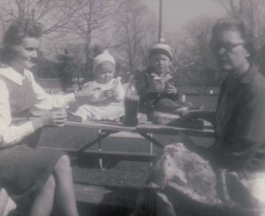 Mama, me, Brother & Big Mama - 1961
