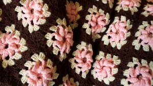 Granny Square with Flower made by Big Mama