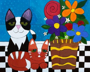 Each Participant Receives a Print of their Creation