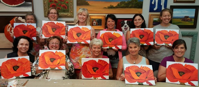 Famous Painters Night-O'Keeffe Poppy