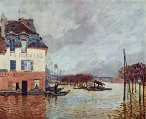 Flood at Port-Marly (1876)
