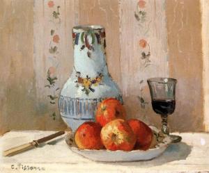 Pissarro Still Life with Apples and Pitcher
