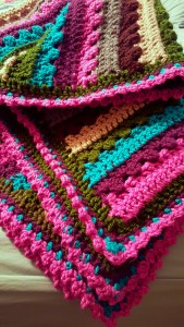 Blanket with edging