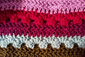Granny Stripe & Double Crochet pattern in worsted weight yarn