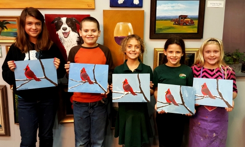 Kids with Redbird