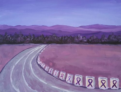 Relay for Life Sample Painting