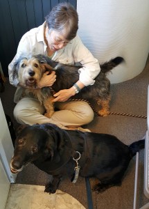 Gretchen with Lincoln and Jed