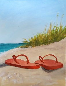 Flip Flops Red