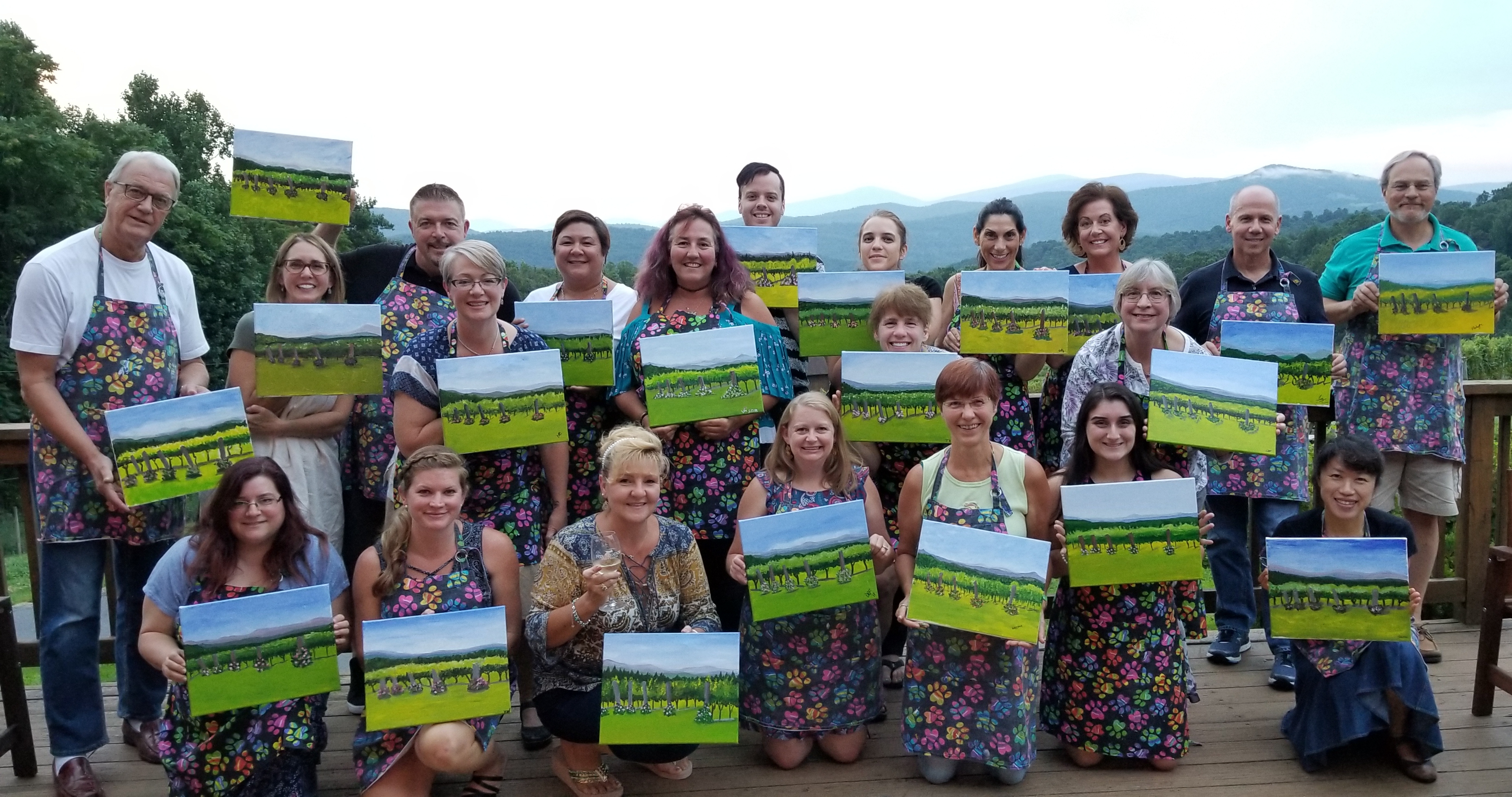 Fox Meadow Aug Paint Party